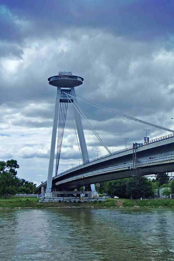 Sightseeing Attractions in Europe - Bratislava UFO Bridge in Slovakia