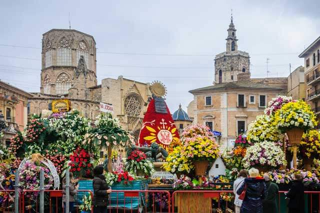 Religious Festivity of Valencia in Spain