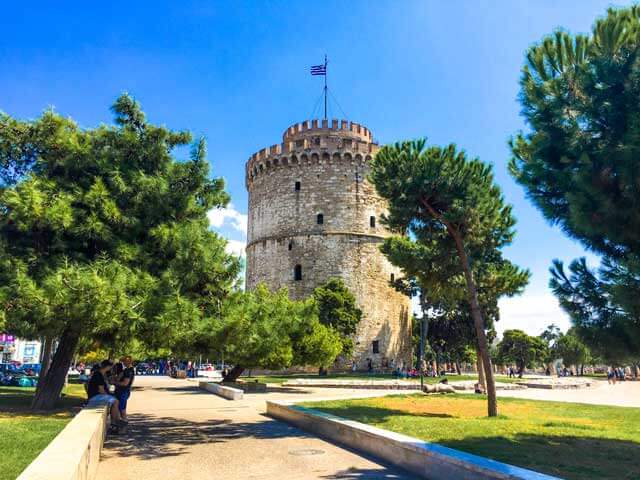 Top Tourist Attractions in Europe - White Tower of Thessaloniki in Greece