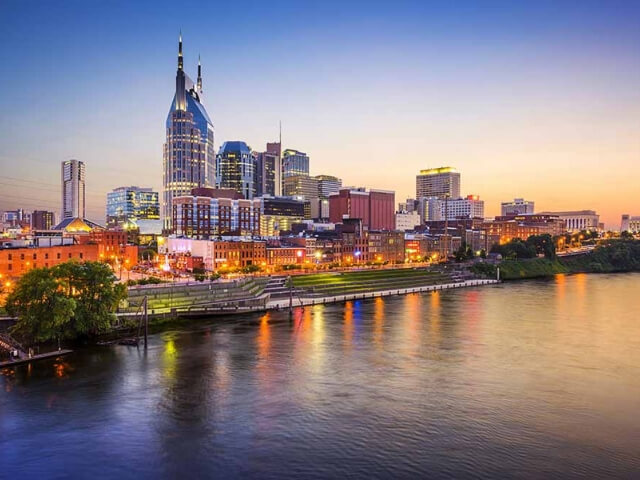 Best cities for solo travelers in the USA - Nashville in Tennessee